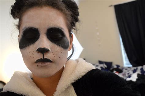 halloween series 2019 — panda bear makeup [tutorial] bear makeup