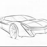 Pages Z06 Corvette Coloring Getcolorings Color sketch template