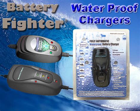 battery fighter waterproof chargers