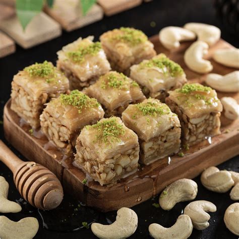 cashew square baklava  baklava box