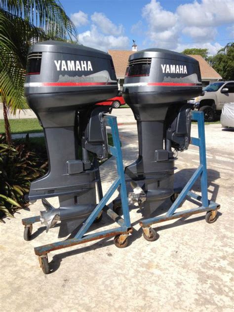 purchase yamaha twin pair hp  hp outboard motor hp  hp  motors  jupiter