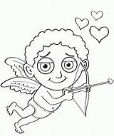 Coloring Cupid Pages Printable Popular Coloringhome sketch template