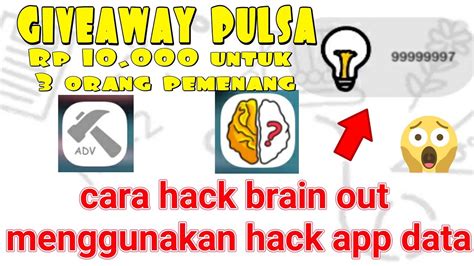 hack game brain  menggunakan hack app data  root  youtube