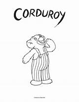 Coloring Corduroy Bear Pages Popular sketch template
