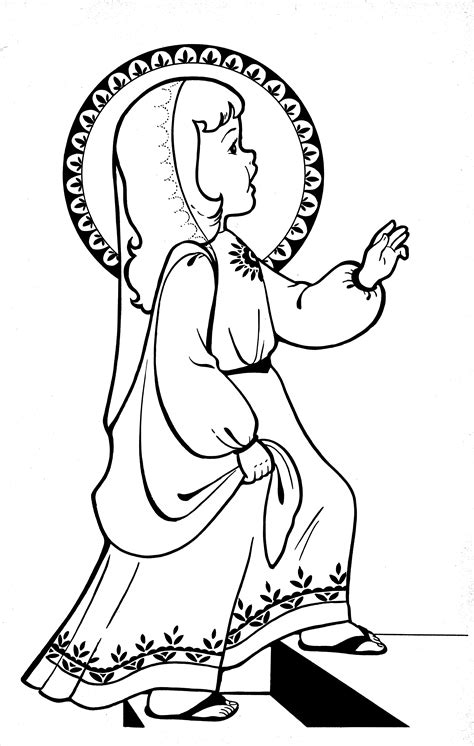 virgin mary coloring pages  scam kids fun activities