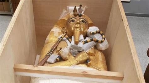 egypt begins restoring tutankhamun coffin au