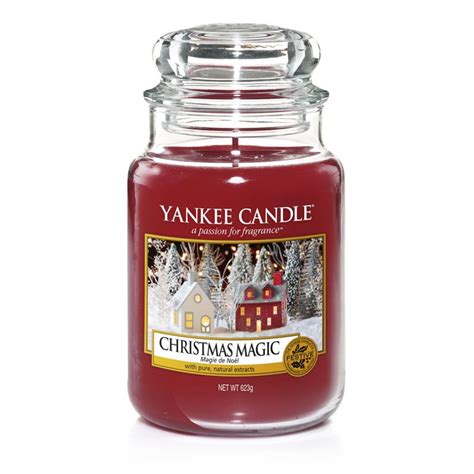 yankee candle christmas magic large jar  candle emporium