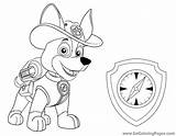 Patrol Tracker Paw Kleurplaat Patrulla Canina Cachorros Nietos Omnilabo Getdrawings Knutselen Kleurplaten Downloaden Pixel sketch template