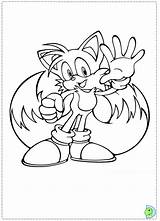 Coloring Sonic Dinokids Pages Close sketch template