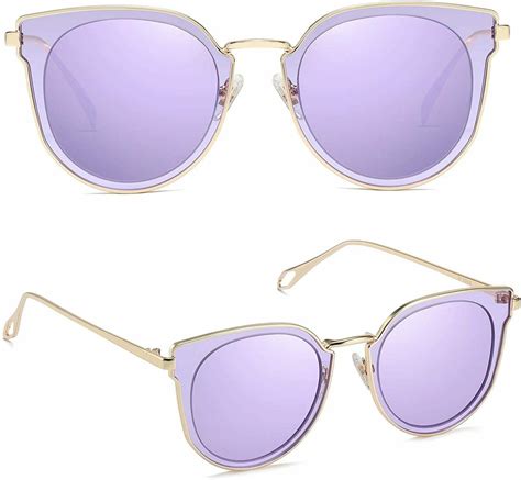 sojos fashion round polarized sunglasses women uv400 mirrored