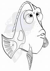 Dory Coloring Pages Swimming Keep Just Disney Book Deviantart Template Getdrawings sketch template