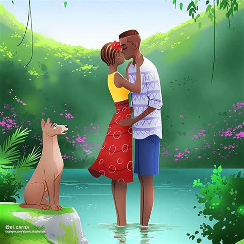 celebrate black love with colorful illustrations by ghanaian artist el