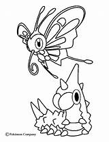 Pokemon Coloring Wurmple Pages Beautifly Da Colorare Bacheca Scegli Una sketch template