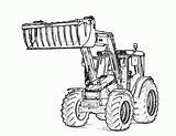 Traktor Kolorowanki Wydrukowania sketch template