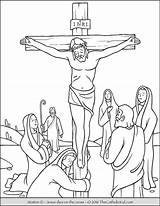 Catholic Crosses Coloring Cross Getdrawings Drawing sketch template