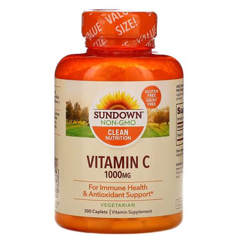 sundown naturals vitamin c 1 000 mg 300 caplets