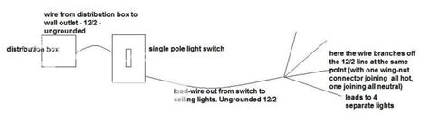 existing wiring  diagram sketch     leave     rewire diy home