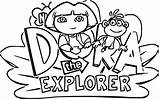Dora Explorer Logo Coloring Wecoloringpage Spread sketch template
