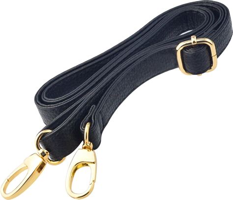 mifengdaer universal bag straps replacement adjustable leather messenger bag strap  metal