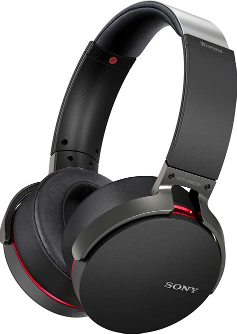 sony xbb extra bass wireless   ear headphones black mdrxbbb  buy