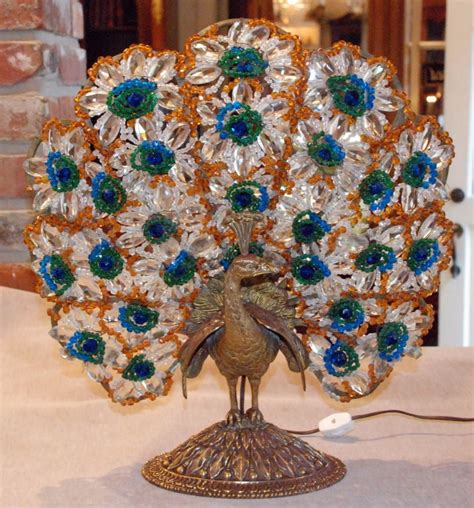 Antique Peacock Lamp At 1stdibs