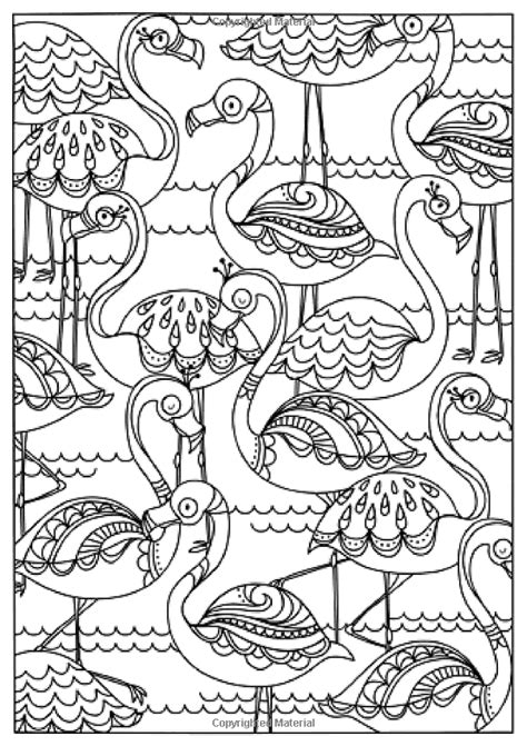 pretty pattern postcards uk beth gunnell 9781780553337 books flamingo coloring
