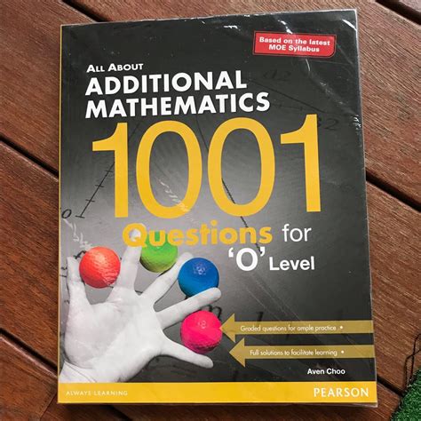 additional mathematics  questions   level books