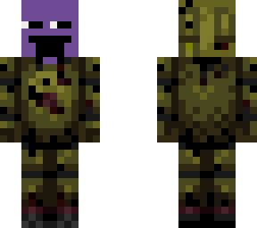 purple guy  springtrap minecraft skin