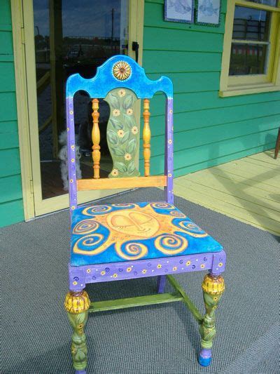 whimsical hand painted art furniture handpainted