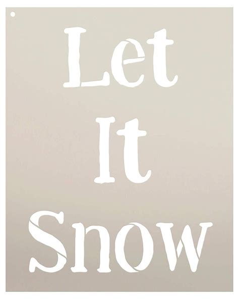 snow stencil  studior reusable mylar template etsy uk