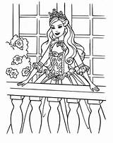 Barbie Coloring Pages Princess Katherine Christmas Spirit Ahead Disney Looks Happy Very He Kids Printable sketch template