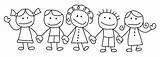 Stick Holding Hands Clipart Children People Clip Figures Kid Kids Figure Family Hand Clipartsign Cliparts Clipground Choose Board sketch template
