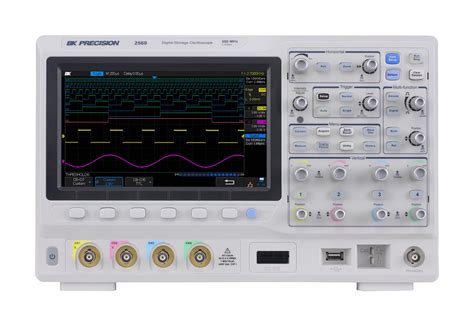 bk precision digital oscilloscope  series  channel