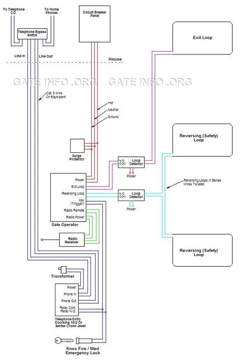 wiring diagram  driveway gate  telephone entry electrical wiring diagram driveway gate