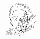 Coloring Pages Wiz Khalifa Gall Wayne Lil Name sketch template