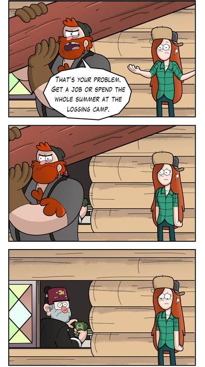 How Wendy Was Hired Part 3 Gravity Falls Comics Gravity