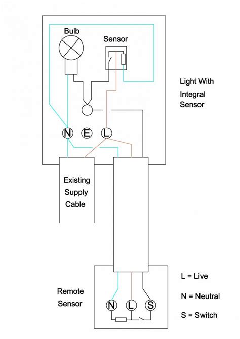 wiring extra sensor  security light diynot forums