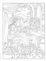Fairy Coloring Tale Book Haven Enchanting Scenes Creative Dover sketch template