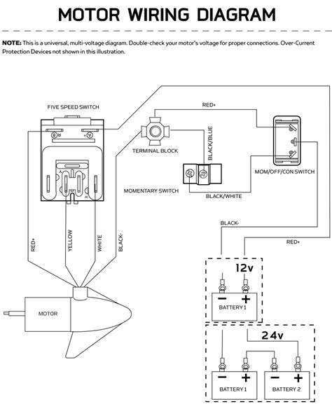 minn kota power drive  wiring diagram wiring diagram