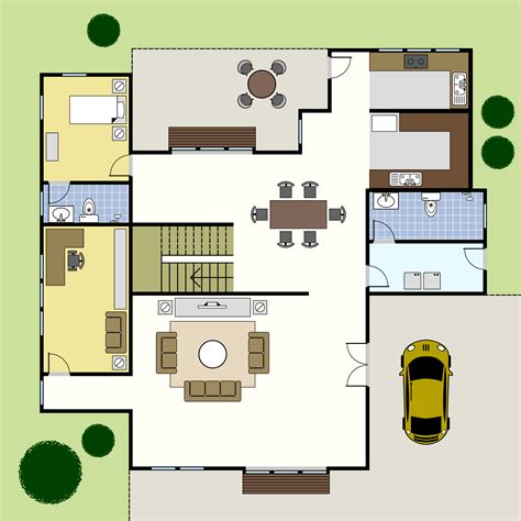 floorplan architecture plan house  vector art  vecteezy