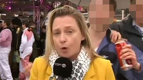 cologne sex attacks female journalist groped live on tv at carnival