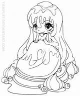 Coloring Chibi Girl Pages Anime Yampuff Deviantart Lineart Girls Color Printable Food Pancake Colouring Belle Print Coloriage Choose Board Getcolorings sketch template