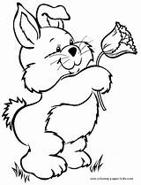 Easter Coloring Pages Color Printable Care Bunny Bears Sheets Kids Holiday Season Print Found Back sketch template