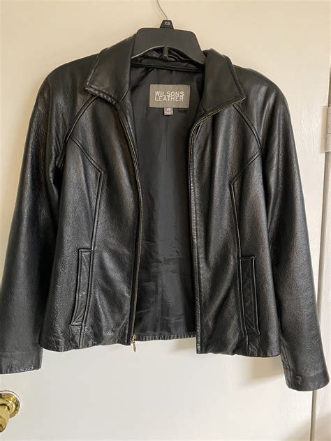 wilsons leather  genuine leather jacket  wilsons leather grailed