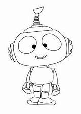 Robot Coloring Pages Rob Printable Crafts Kids Monsters Seç Pano Aliens Robots sketch template
