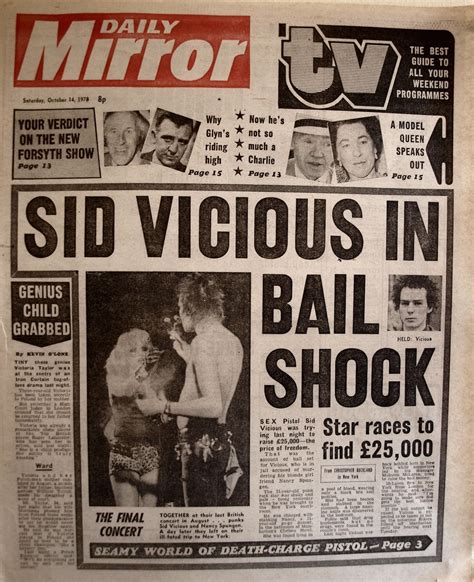john lydon mick jagger paid sid vicious legal fees in secret and nancy was hideous flashbak