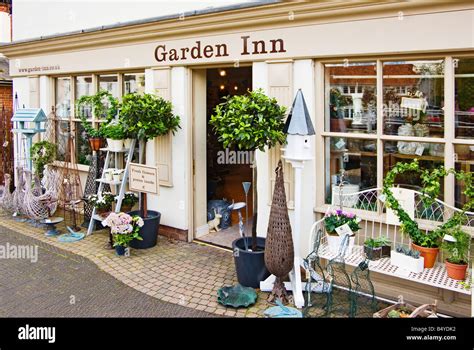 interesting shop selling select items  garden  home  stockbridge hampshire uk stock
