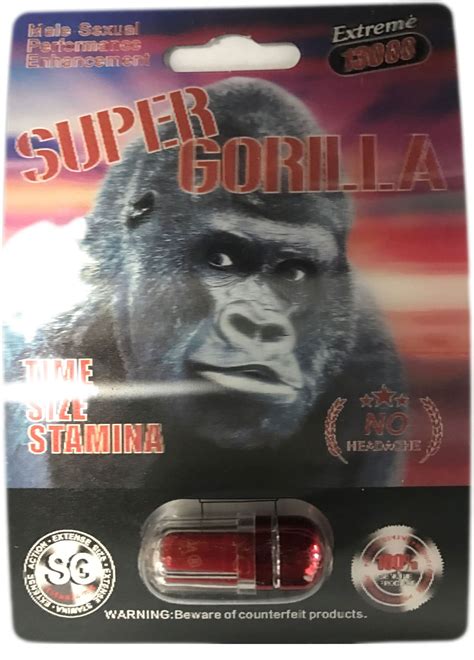 Super Gorilla 25000 Extreme Male Sexual Performance Enhancement Pill