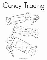 Candy Tracing Coloring Worksheets Preschool Trace Twistynoodle Kids Noodle Kindergarten Favorites Login Add Writing Twisty sketch template