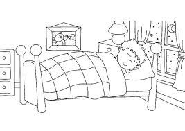 bedroom coloring pages